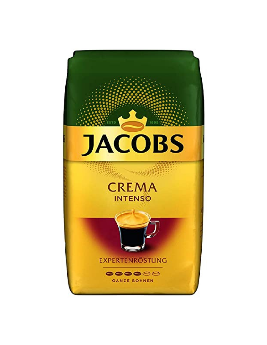 Cafea boabe Jacobs Crema Intenso, 1 kg alcooldiscount.ro