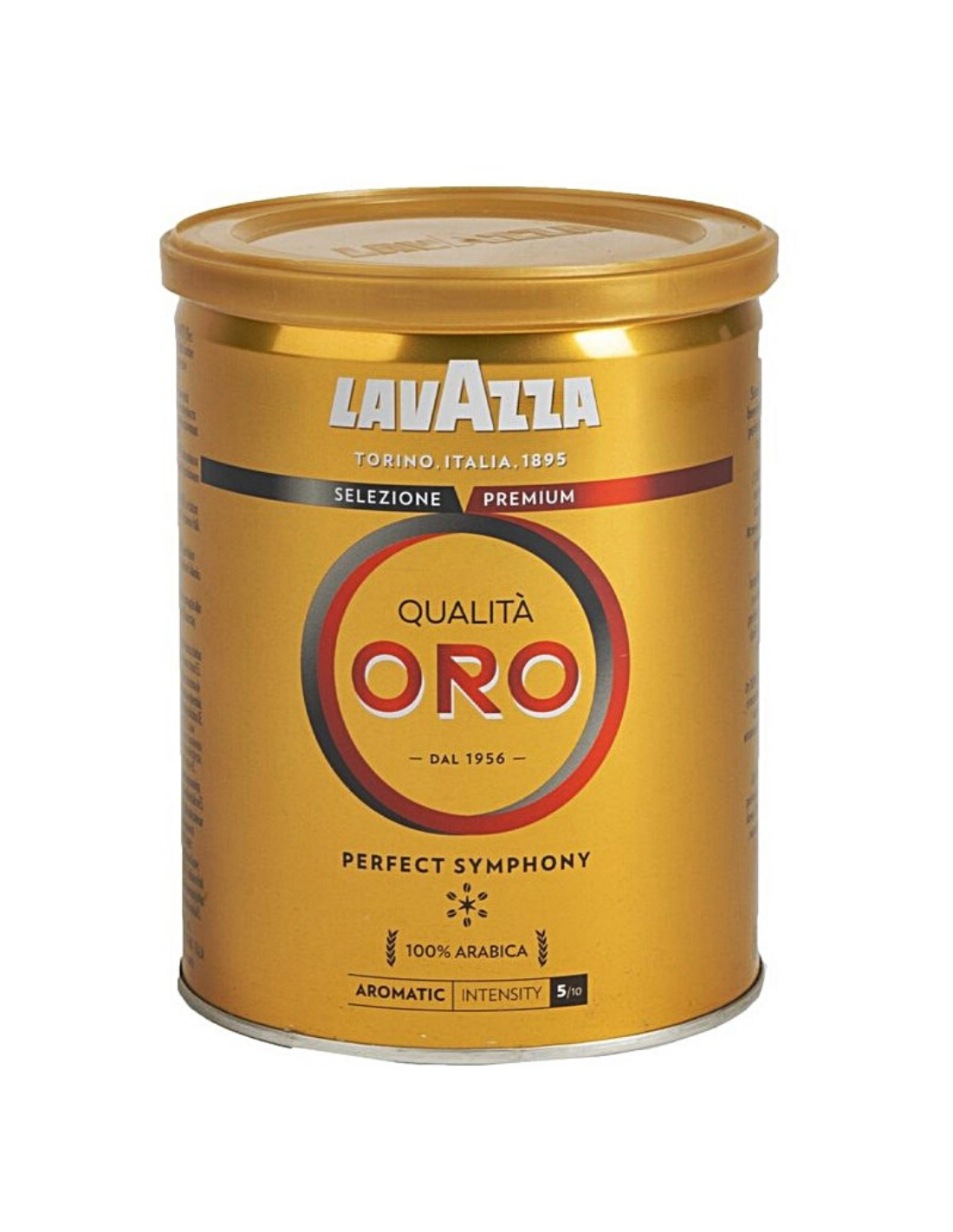 Cafea macinata Lavazza Qualita Oro, cutie metalica, 250 g alcooldiscount.ro