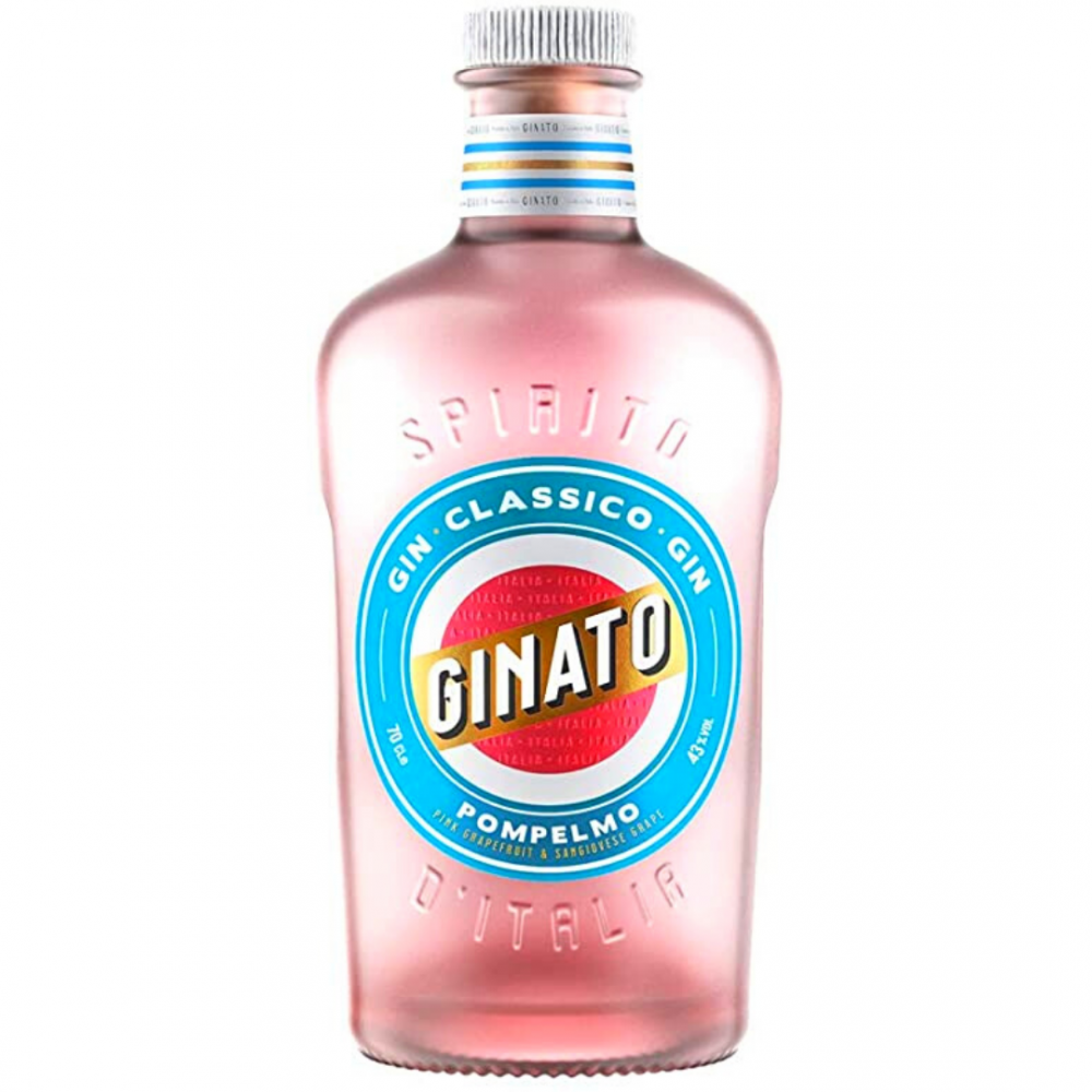 Gin Ginato Pompelmo Pink Grapefruit, 43% alc., 0.7L, Italia
