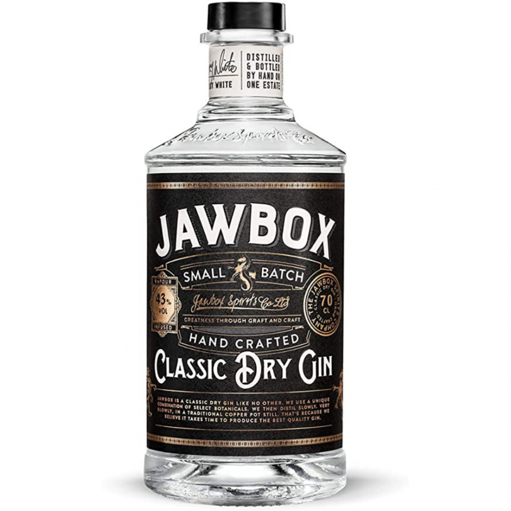 Gin Jawbox Small Batch Classic Dry, 43% alc., 0.7L, Irlanda