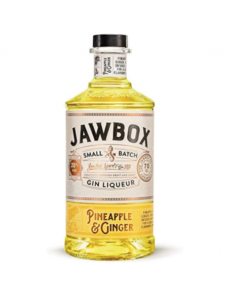 Lichior de gin Jawbox Pineapple & Ginger, 20% alc., 0.7L, Irlanda