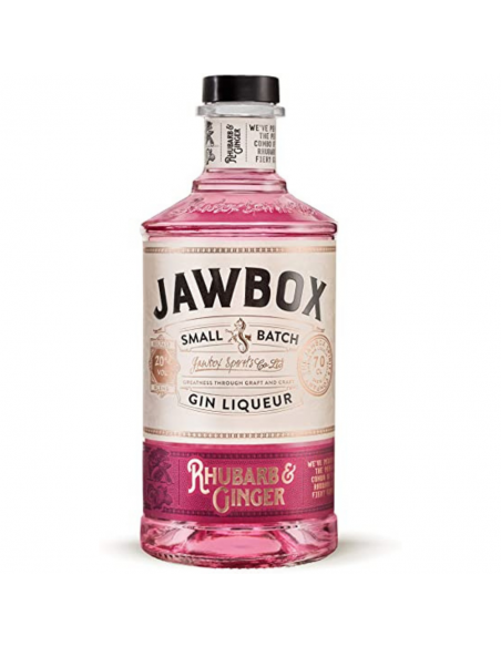 Jawbox Rhubarb & Ginger Gin Liqueur, 20% alc., 0.7L, Ireland
