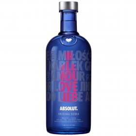 Vodka Absolut Love 40% alc., 0.7L, Sweden