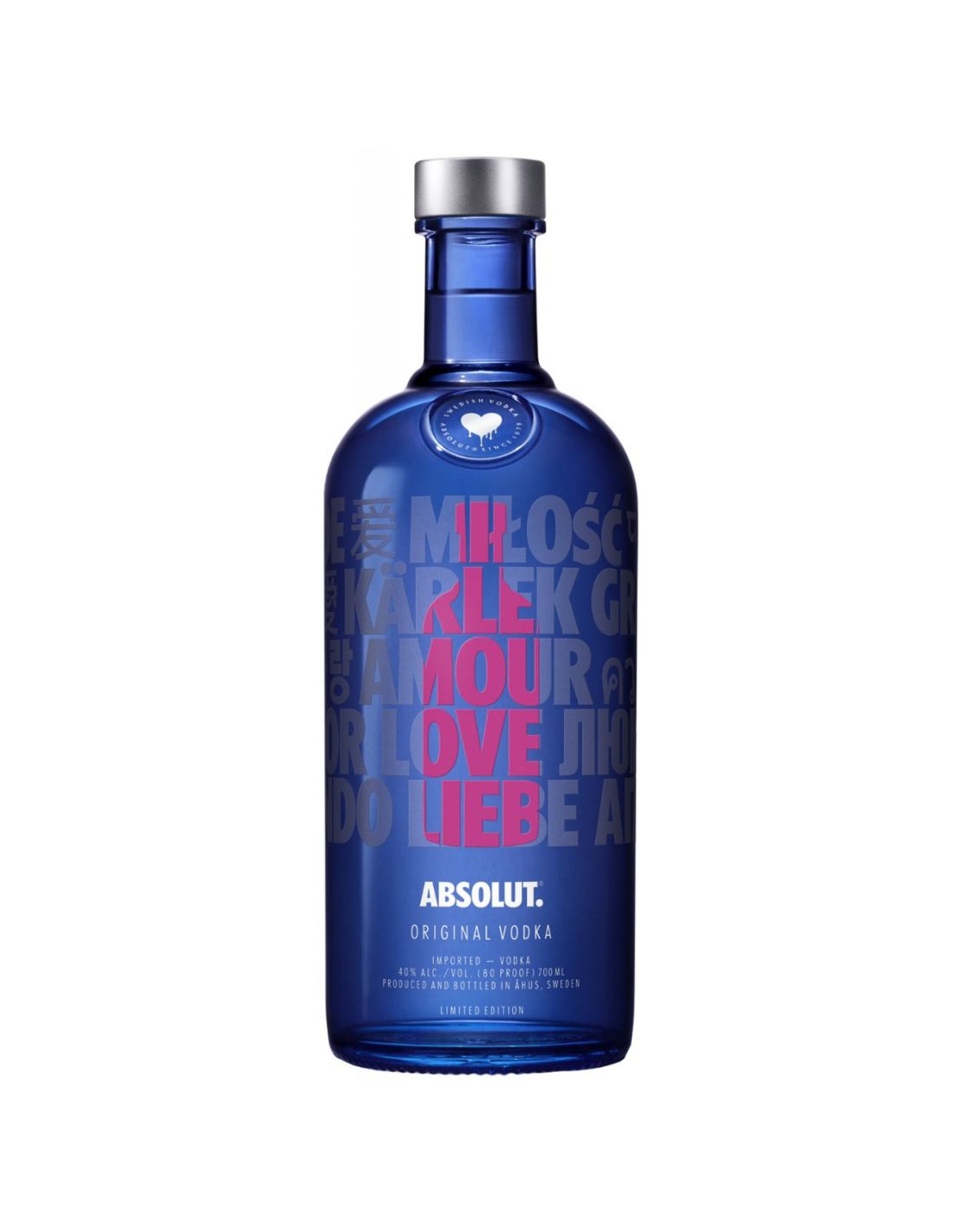 Vodca Absolut Love 40% alc., 0.7L, Suedia alcooldiscount.ro