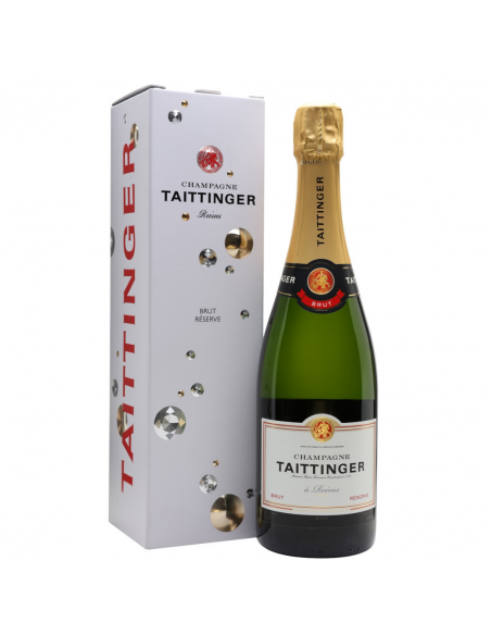 Taittinger Brut Reserve Champagne + gift box, 0.75L, 12% alc., France