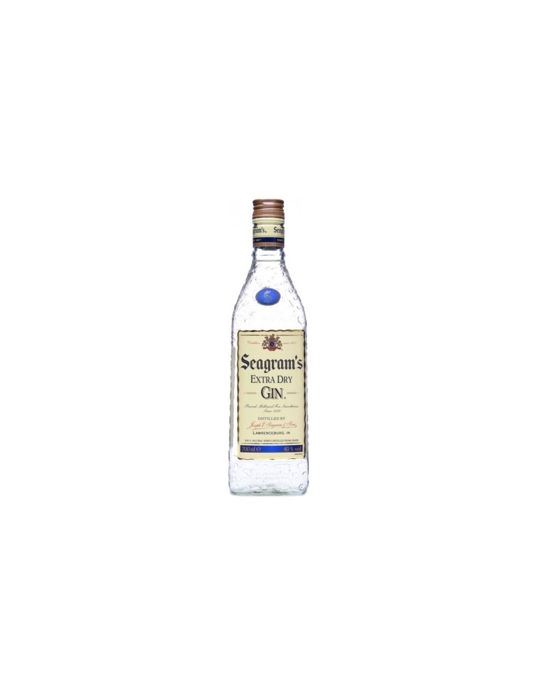 Gin Seagram’s Extra Dry, 40% alc., 0.7L alcooldiscount.ro