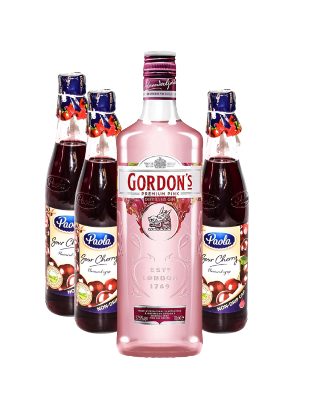 Sour Cherry Gordon\'s Pink Cocktail Pack