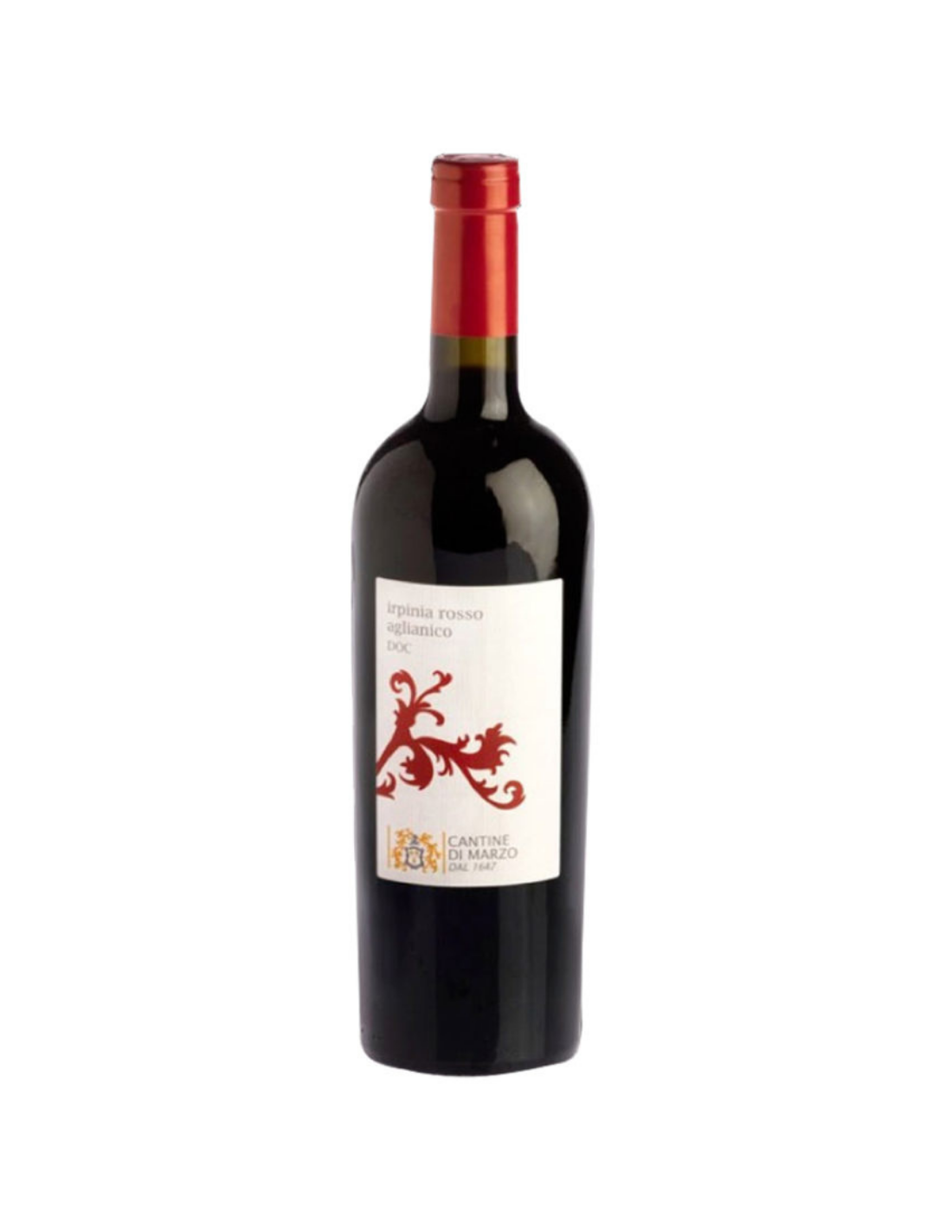Vin rosu sec, Irpinia Aglianico DOC, Cantine di Marzo, 0.75L, 13% alc., Italia alcooldiscount.ro