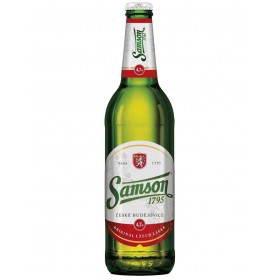 Samson 1795 Original Czech Lager blonde beer, 4.7% alc., 0.5L, Czech Republic