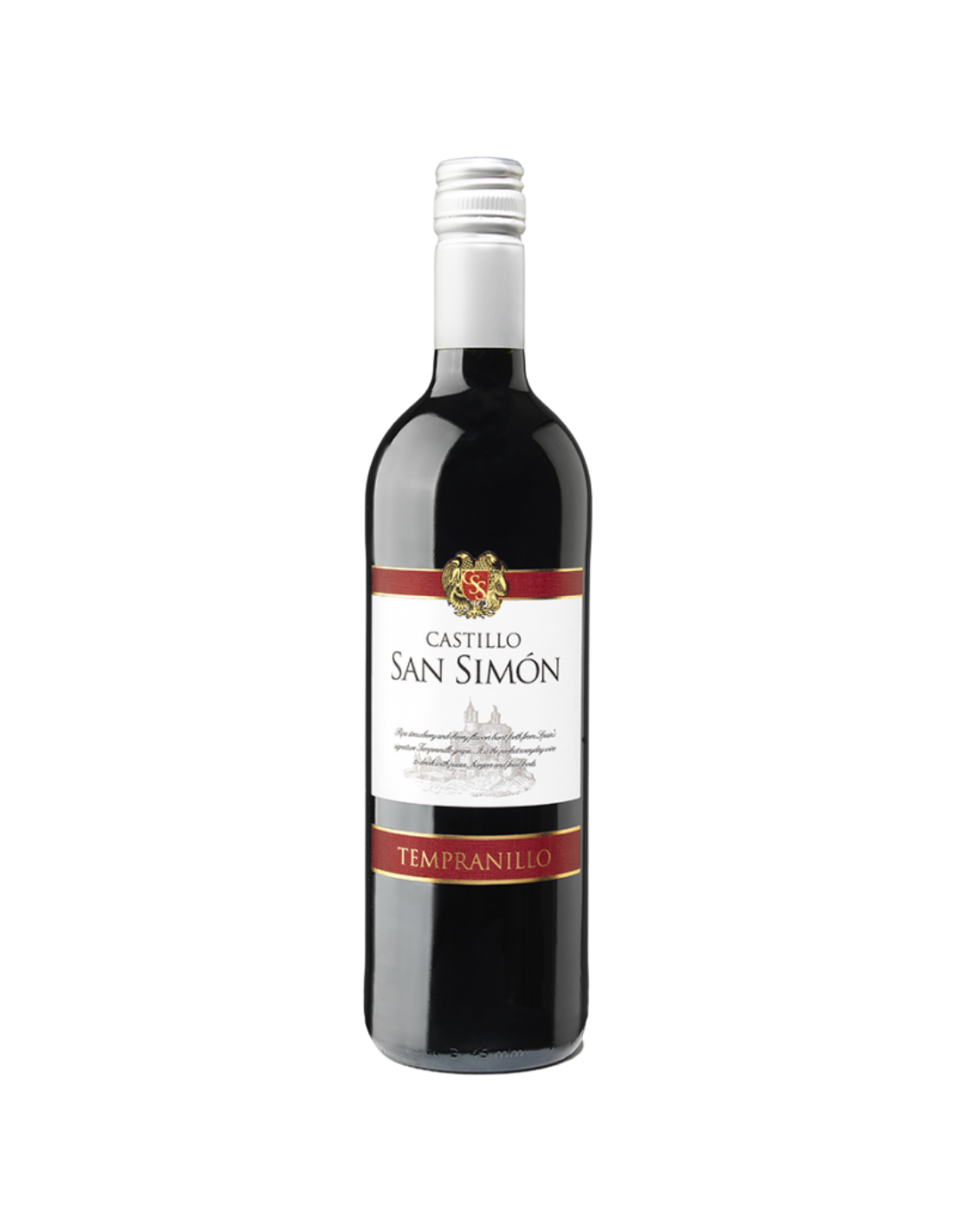 Vin rosu sec, Tempranillo, Castillo San Simon Jumilla, 12.5% alc., 0.75L, Spania alcooldiscount.ro