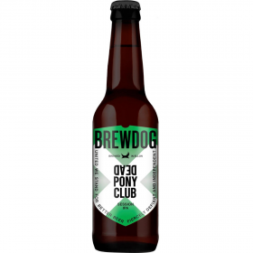 BrewDog Dead Pony Club Session IPA blonde craft beer, 3.8% alc., 0.33L, Scotland