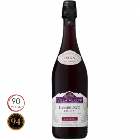 Vin frizzante Lambrusco, Villa Veroni Amabile Emilia, 0.75L, 8% alc., Italia