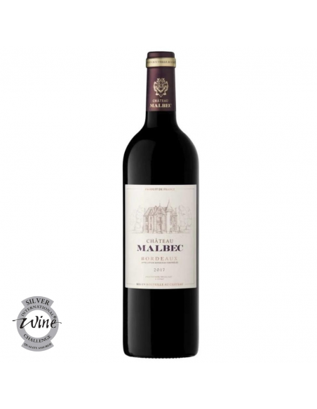 White blended wine, Chateau Malbec Bordeaux, 13.5% alc., 0.75L, France