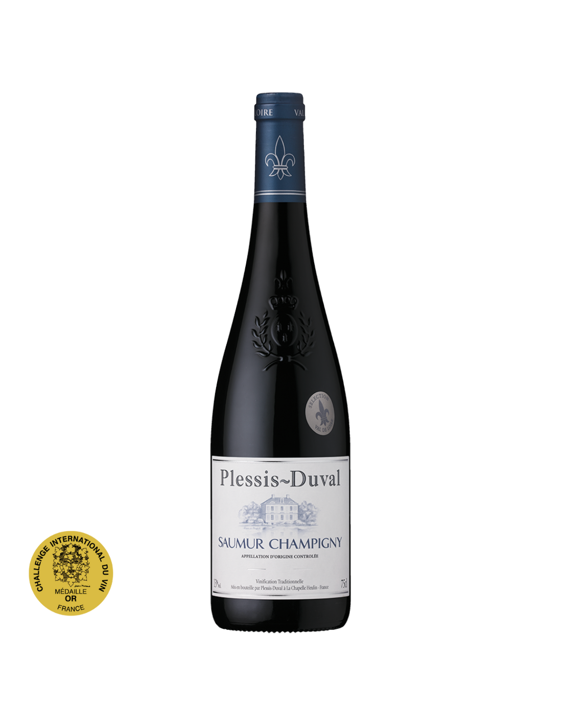 Vin rosu sec, Cabernet Franc, Plessis Duval Saumur-Champigny, 0.75L, 12.5% alc., Franta alcooldiscount.ro