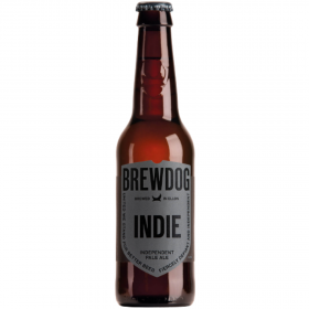 Bere blonda, artizanala BrewDog Indie Pale Ale, 4.2% alc., 0.33L, Scotia