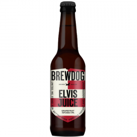 BrewDog Elvis Juice IPA blonde craft beer, 6.5% alc., 0.33L, Scotland