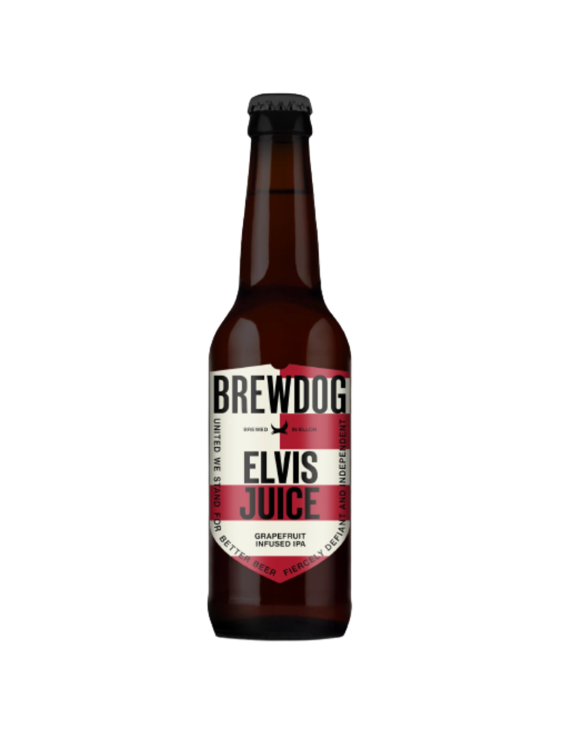 Bere blonda, artizanala BrewDog Elvis Juice IPA, 6.5% alc., 0.33L, Scotia alcooldiscount.ro