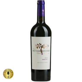 Vin rosu sec, Merlot, Viile Metamorfosis DOC, 0.75L, 14.5% alc., Romania