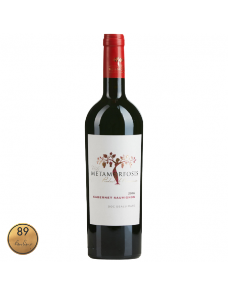 Cabernet Sauvignon, Viile Metamorfosis DOC dry red wine, 0.75L, 14% alc., Romania