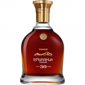 Ararat Erebuni 30 Years Brandy, 40% alc., 0.7L, Armenia