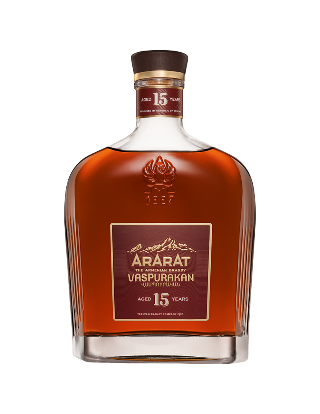 Brandy Ararat Vaspurakan 15 Years, 40% alc., 0.7L, Armenia alcooldiscount.ro