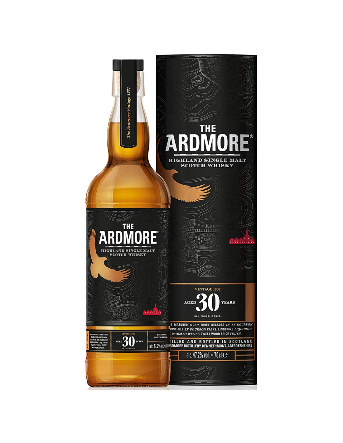 Whisky The Ardmore 30 Years Old Single Malt Scotch, 0.7L, 47.2% alc., Marea Britanie alcooldiscount.ro