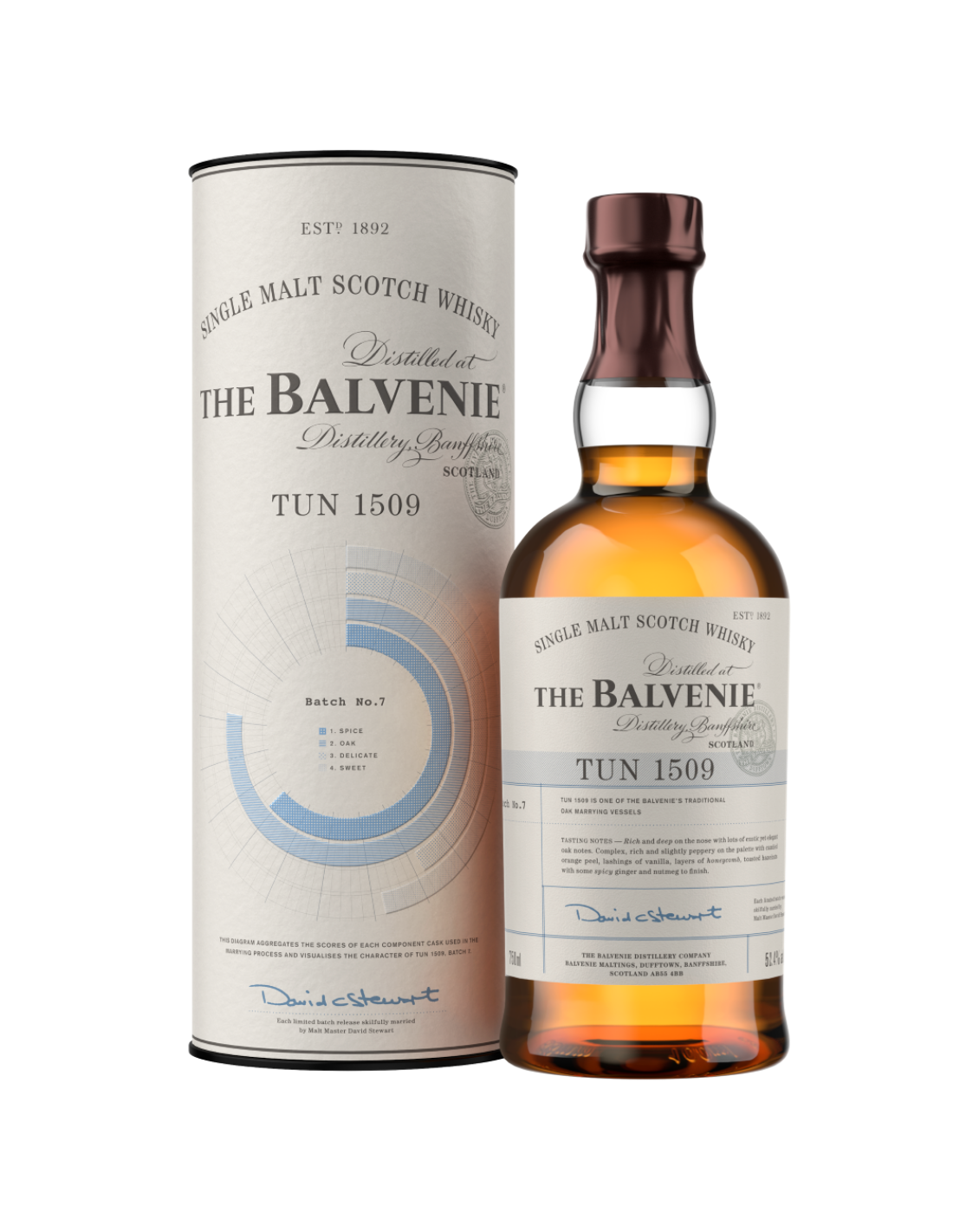 Whisky The Balvenie Tun 1509 Batch 7, 0.7L, 52.4% alc., Scotia alcooldiscount.ro