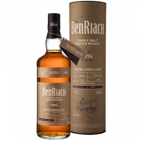 The Benriach 24 Years 1994 Marsala Peated Cask Batch 16 Whisky, 0.7L, 51.8% alc., Scotland