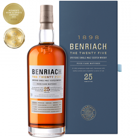The Benriach The Twenty Five Single Malt Scotch Whisky, 0.7L, 46% alc., UK