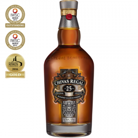 Chivas Regal 25 Years Blended Scotch Whisky, 0.7L, 40% alc., UK