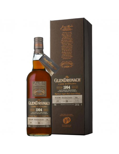 The Glendronach 1994 Cask Bottling Batch 18 Whisky, 0.7L, 52.8% alc., Scotland