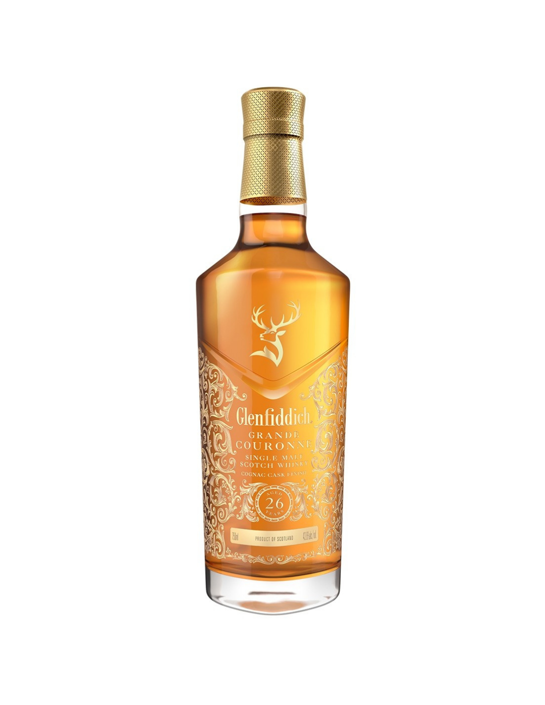 Whisky Glenfiddich 26 Years Grande Couronne, 0.7L, 43.8% alc., Marea Britanie alcooldiscount.ro