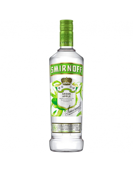Vodka Smirnoff Green Apple 0.7L, 37.5% alc., Russia