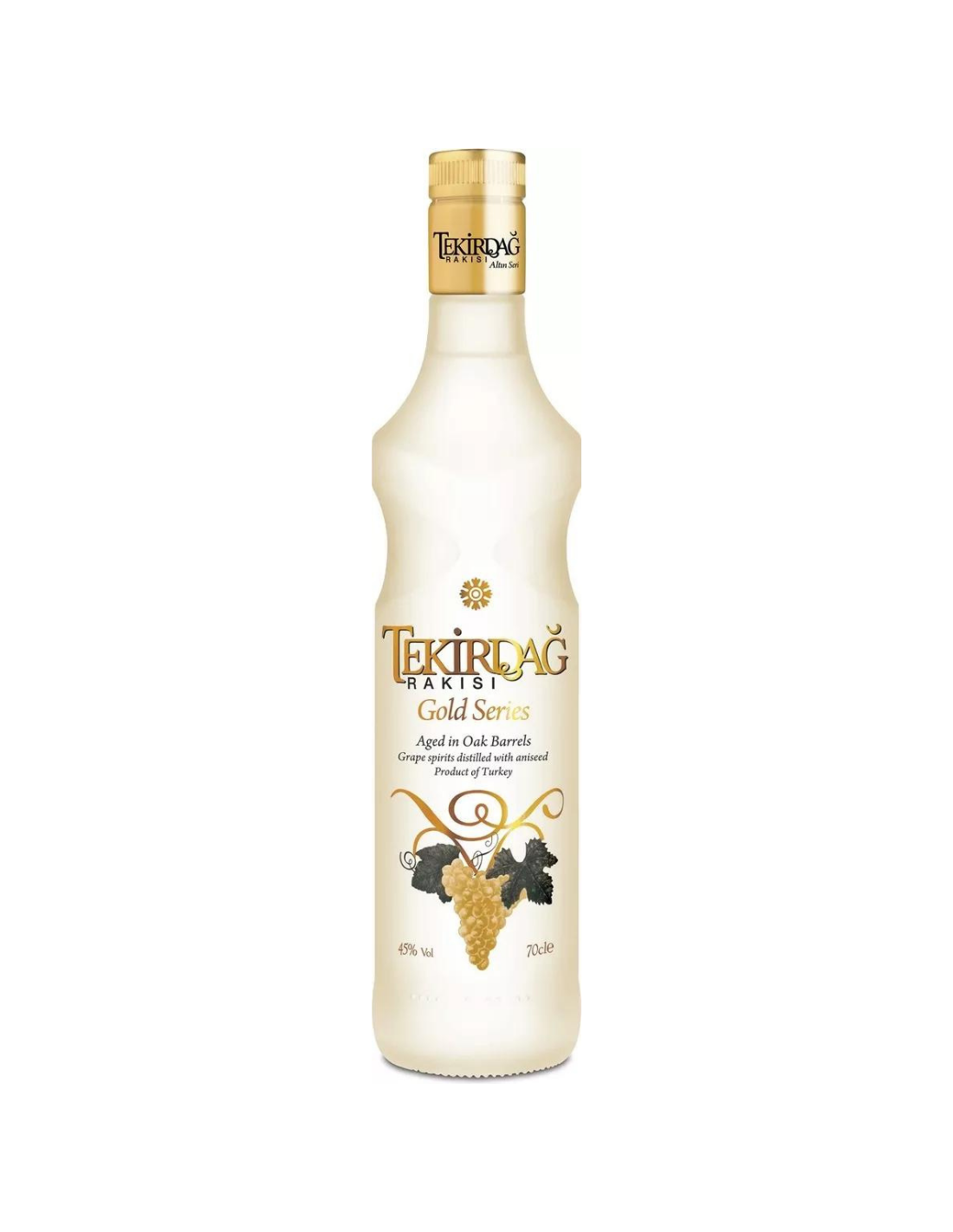 Bautura traditionala Tekirdag Rakisi Gold, 45% alc., 0.7L, Turcia alcooldiscount.ro