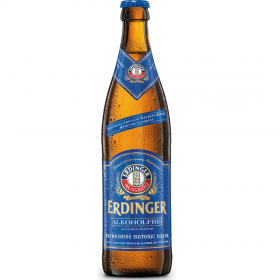Bere blonda Erdinger fara alcool, 0.5L, sticla, Germania