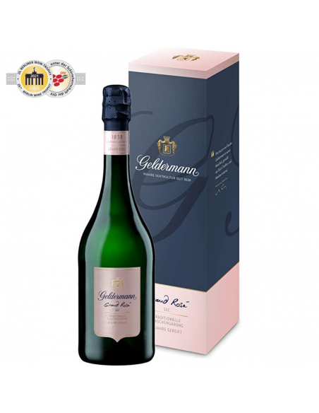Vin spumant roze sec Geldermann Grand, 0.75L, 12% alc., Germania