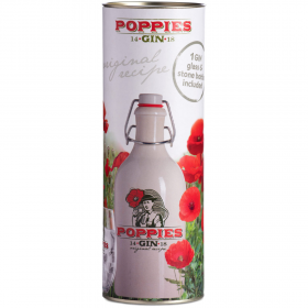 Cutie cadou Gin Poppies, 17% alc., 0.7L, Belgia