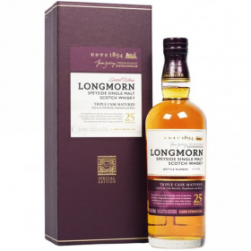 Longmorn 25 Year Old Secret Speyside Collection Whisky, 0.7L, 53% alc., Scotland