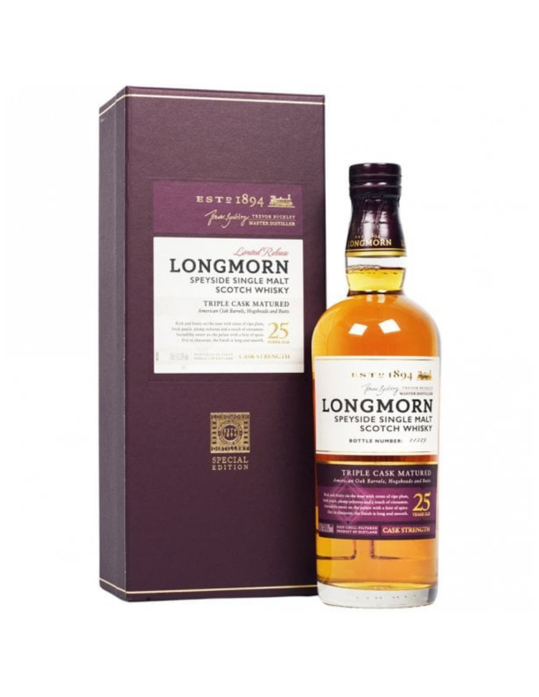 Whisky Longmorn 25 Year Old Secret Speyside Collection, 0.7L, 53% alc., Scotia alcooldiscount.ro