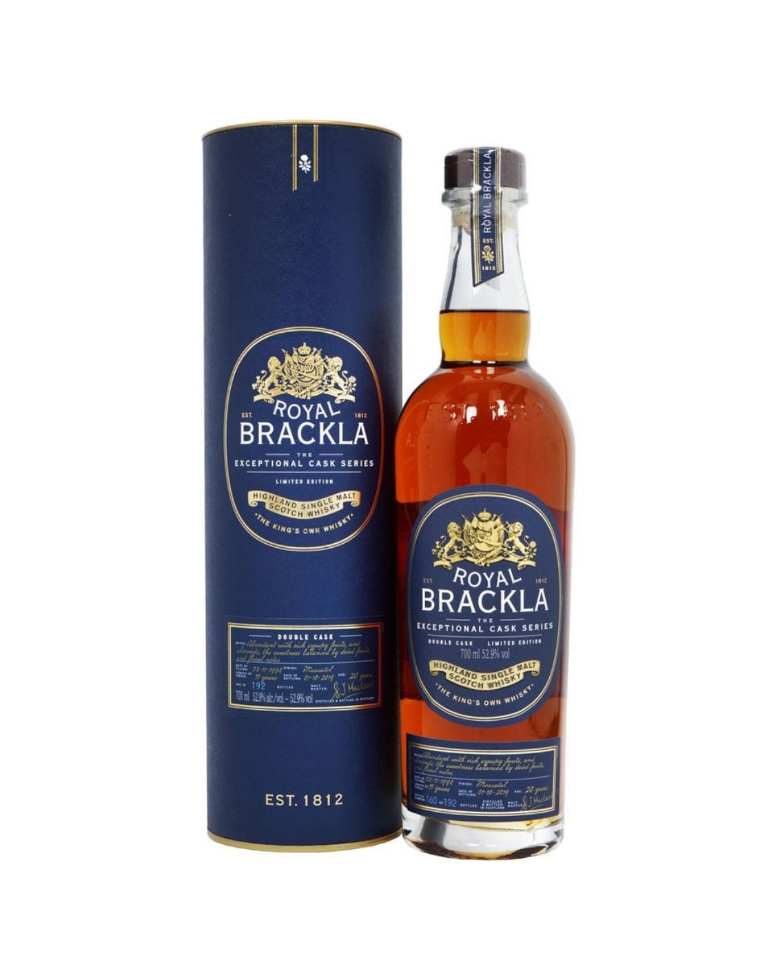 Whisky Royal Brackla 20 Year Old Moscatel Finish, 0.7L, 52.9% alc., Scotia alcooldiscount.ro