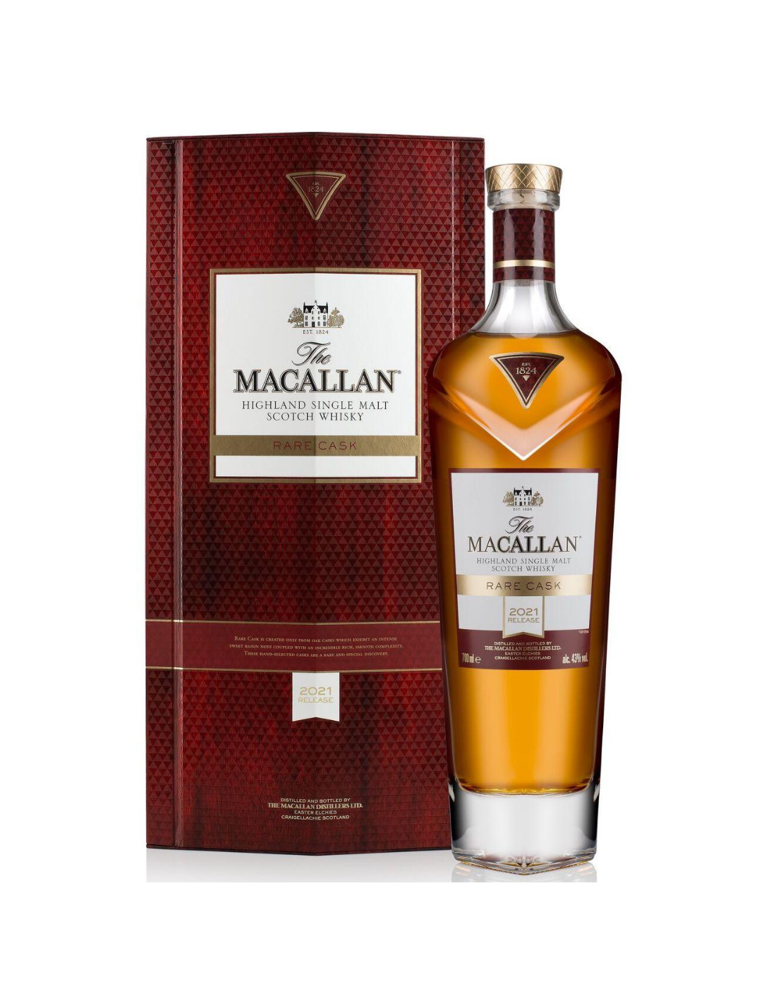 Whisky The Macallan Rare Cask 2021 Release Single Malt Scotch, 0.7L, 43% alc., Scotia alcooldiscount.ro
