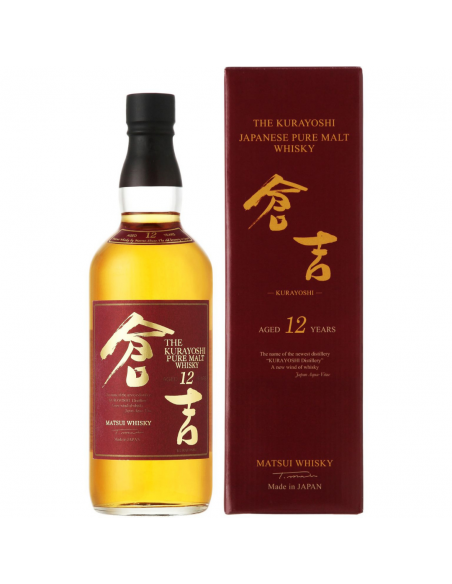 Whisky The Kurayoshi 12 Years Pure Malt, 0.7L, 40% alc., Japonia