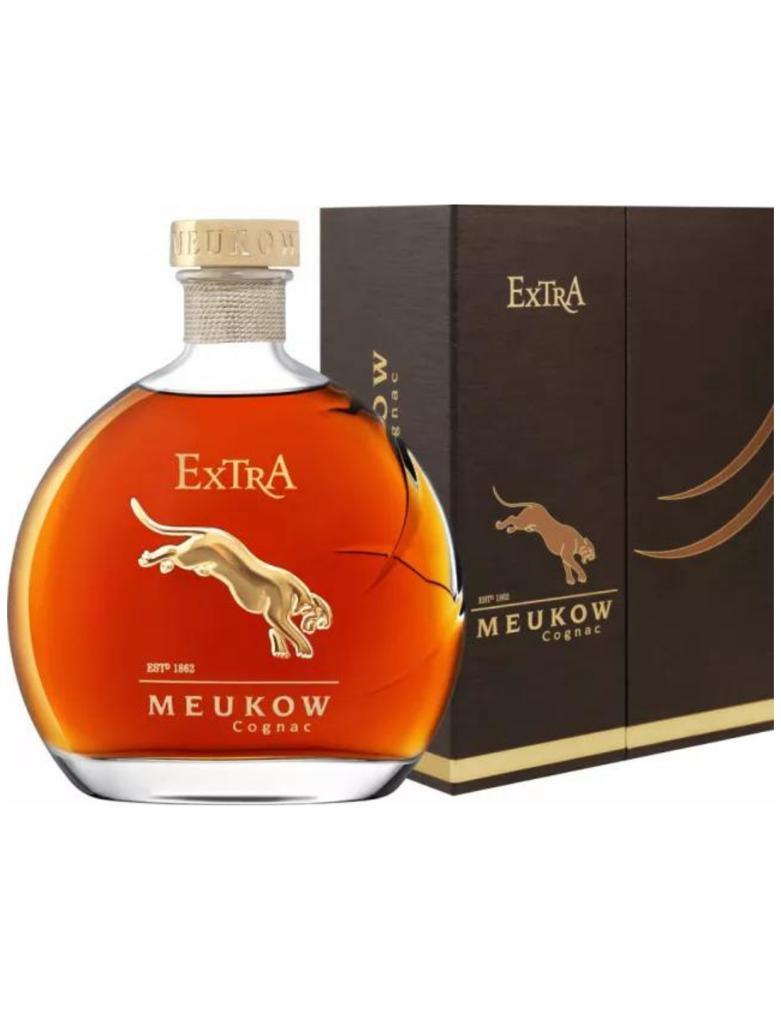 Coniac Meukow Extra, 40% alc., 0.7L, Franta alcooldiscount.ro