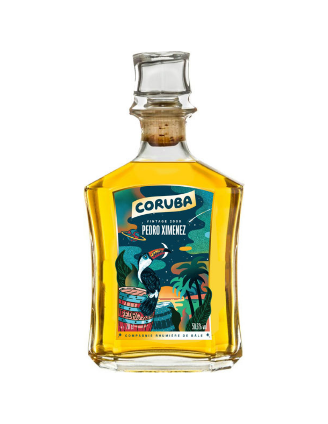 Rom Coruba Pedro Ximenez Vintage 2000, 50.6% alc., 0.7L, Jamaica alcooldiscount.ro