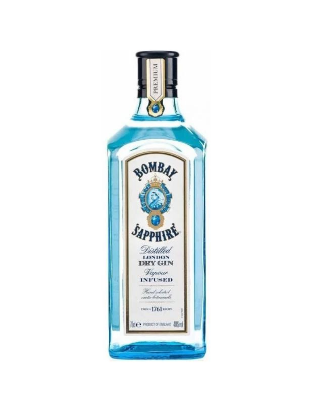 Gin Bombay Sapphire, 40% alc., 0.7L, Anglia alcooldiscount.ro