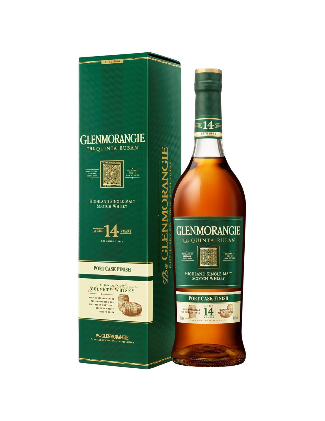 Whisky Glenmorangie Quinta Ruban, 0.7L, 46% alc., Scotia alcooldiscount.ro