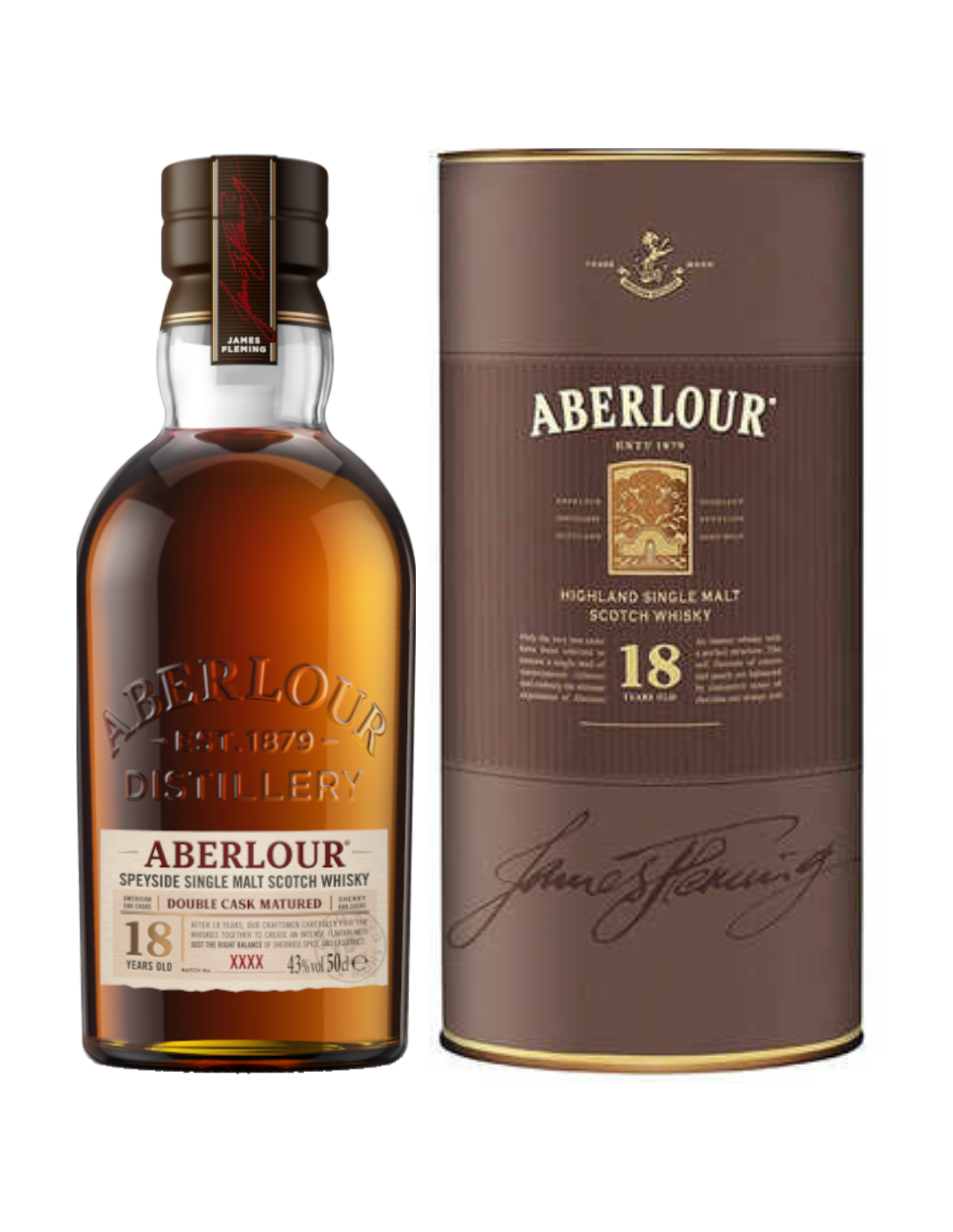 Whisky Aberlour, 0.5L, 18 ani, 43% alc., Scotia Aberlour