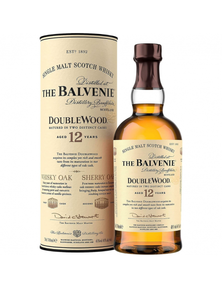 Whisky Single Malt Balvenie, 12 years DoubleWood, 40% alc., 0.7L, Scotland