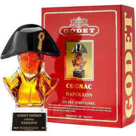 Coniac Godet Freres Napoleon, 40% alc., 0.5L, Franta