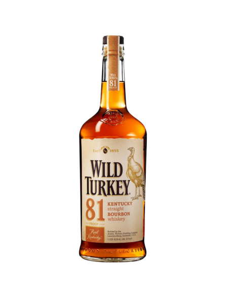 Whisky Bourbon Wild Turkey 81 Proof, 40.5% alc., 0.7L, USA